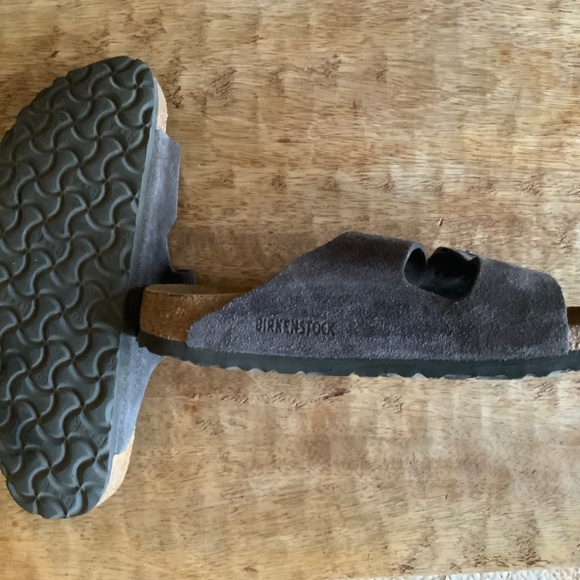 BIRKENSTOCK Arizona Soft Footbed Suede Leather  Velvet Gray - Picture 3 of 5